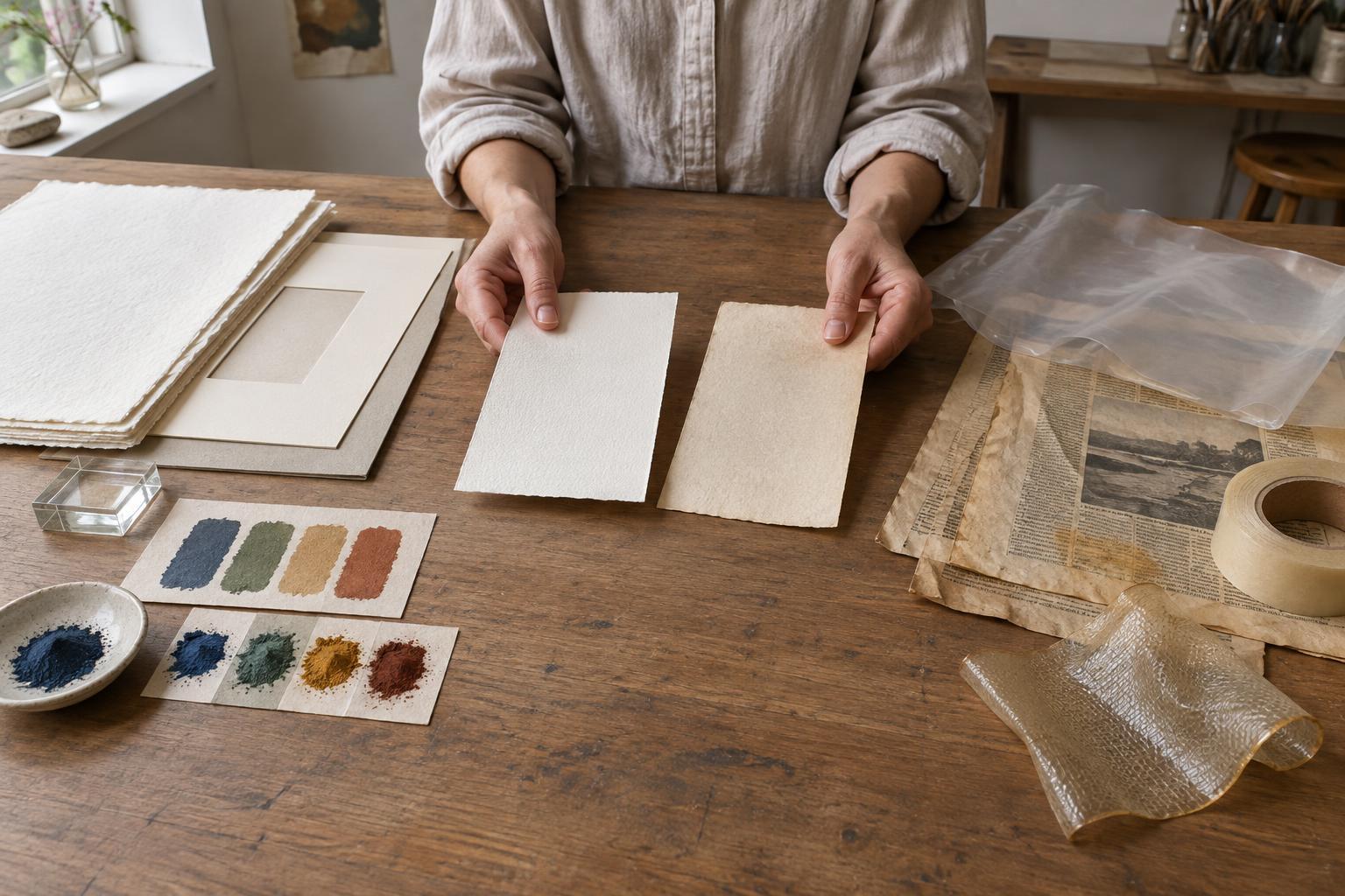 Archival vs. Non-Archival Materials: Making Informed Trade-Offs in Art